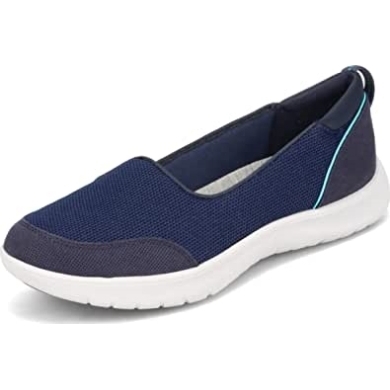 Navy Textil Clarks Adella Blush Damensneaker