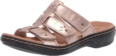 Pinke Leisa Spring Pantolette Damensandale Clarks