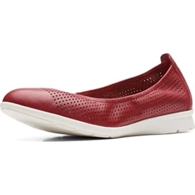 Jenette Ease Ballet Flat Clarks Von Red Bean Für Damen