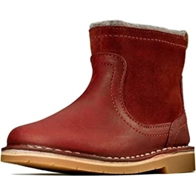 Rot Dunkelrot Dunkelrot Clarks Comet Frost T Chelsea-stiefel Für Mädchen