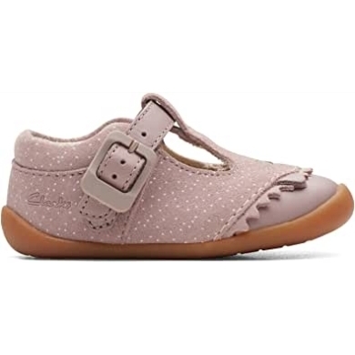 Roamer Cub Kleinkind Wildlederschuhe Pink Clarks