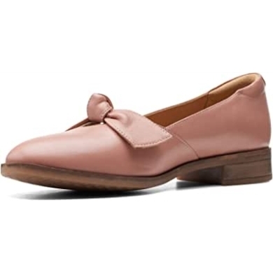 Trish Wave Clarks Aus Rosafarbenem Leder