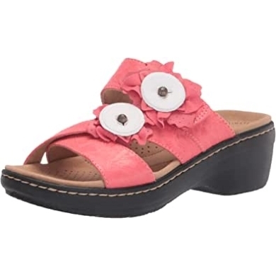Rosa Textilleder Kombi Damen Merliah Violett Sandale Clarks