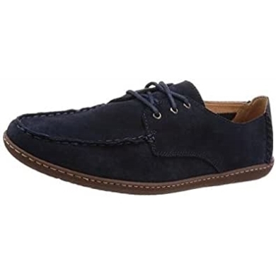 Salzasche Spitze Wildlederschuhe Dunkelgrau Marine Wildleder Clarks