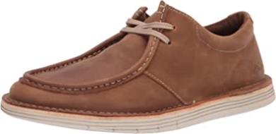 Clarks Forge Run Sneaker Aus Hellbraunem Leder Für Herren