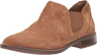 Hellbraunes Wildleder Von Clarks Camzmaple-stiefeletten Für Damen