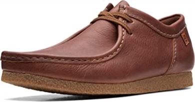 Clarks Shacre Ii Run Mokassin Für Herren In Hellbraunem Getrommeltem Leder