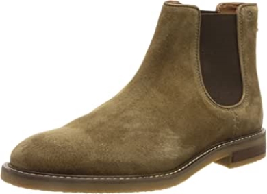 Taupe Wildleder Clarks Jaxen Chelsea-stiefel Für Herren