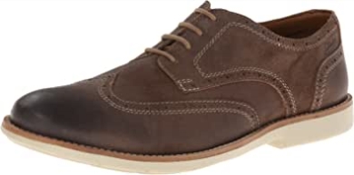 Taupe Wildleder Clarks Raspbrogue Oxford