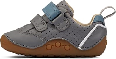 Ti Ny Sky Kleinkind Lederschuhe Grau Clarks