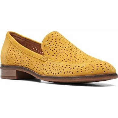 Trish Calle Damenslip Auf 9 C/d Us Yel Low Clarks