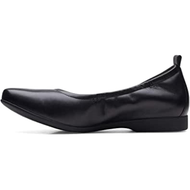 Un Darcey Vibe Clarks Schwarzes Leder