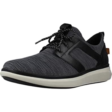 Un Globe Lace Lederschuhe Taupe Combi Clarks