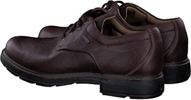 Un Tread Lo Gore-tex Lederschuhe Dunkelbraun Clarks