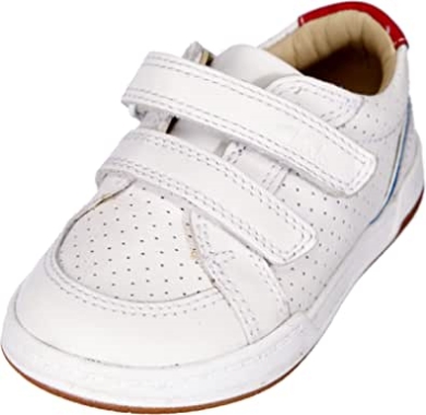 Weiß Leder Clarks Jungen Rehkitz Solo K Sneaker
