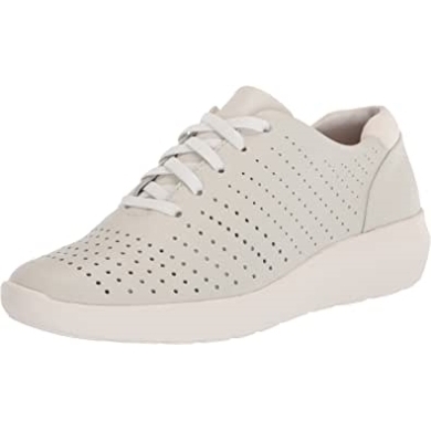 Weißes Leder Clarks Kayleigh Aster Oxford Für Damen