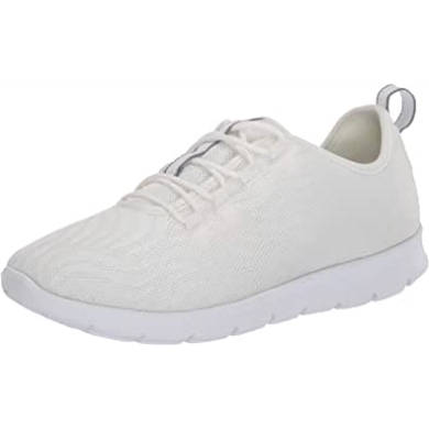 Weiß Mesh Clarks Allena Go Sneaker Für Damen
