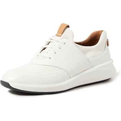Weiß Weißes Leder Damen-un Rio Spitzen-derbys Clarks
