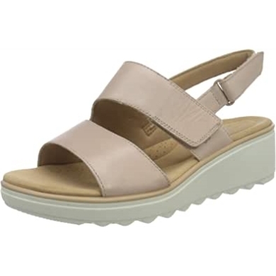 Damen 26 1577354 Flache Sandale Clarks Staubrosa Leder