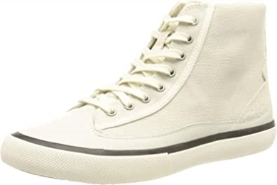 Aceley Hi Damensneaker Weiß Canvas Clarks