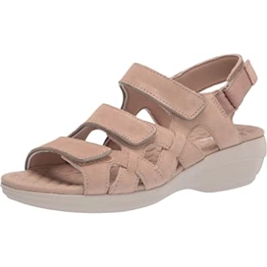 Alexis Band Damensandale Clarks Sand Wildleder
