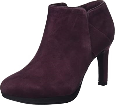 Ambyr Gem Pumps Für Damen Von Clarks, Burgunderfarbenes Wildleder
