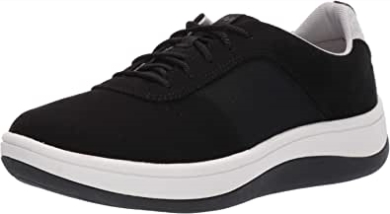 Arla Stepp-sneaker Für Damen Schwarz Textil Clarks