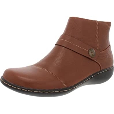 Ashland Pine Modestiefel Für Damen Clarks Dunkelbraunes Leder
