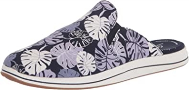 Damen Brise Shore Mule Clarks Lavendel Kombi Canvas
