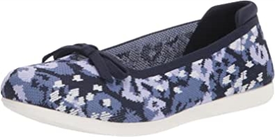 Damen Carly Hope Ballerinas Clarks Blau Kombi