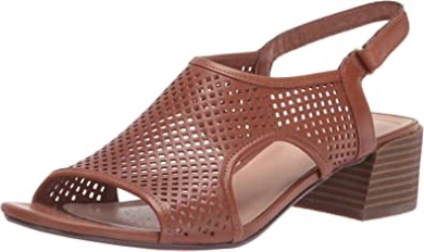 Caroleigh Star Sandaletten Für Damen Aus Braunem Leder Clarks