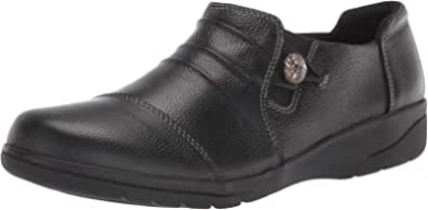 Damen Cheyn Inca Loafer Clarks Schwarzes Leder