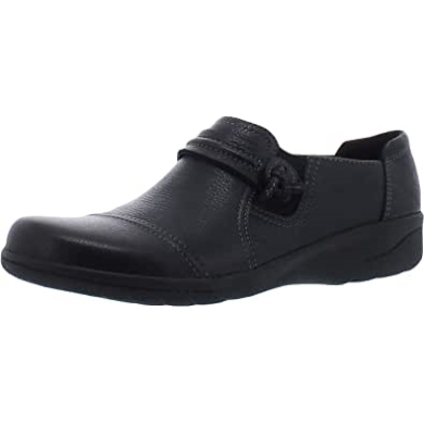 Damen Cheyn Madi Leder Geschlossene Spitze Clarks Schwarz
