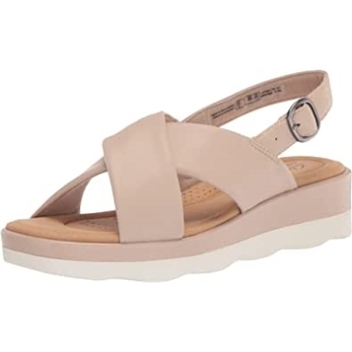 Clara Cove Keilsandale Für Damen Clarks Sand Synthetik