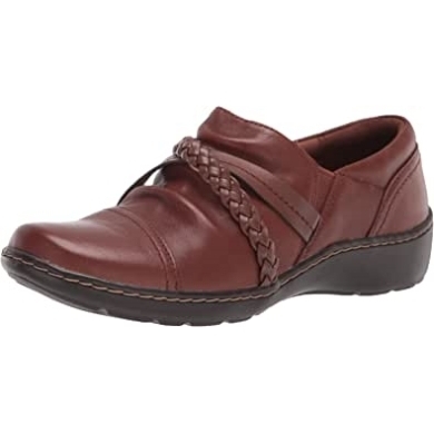 Cora Braidshoe Loafer Für Damen Clarks Dark Tan