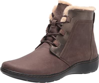 Cora Chai Damenstiefelette Taupe Bronze Clarks