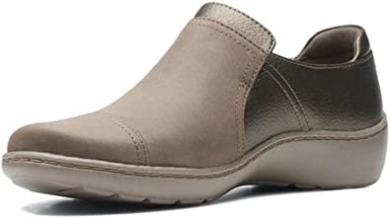 Damen Cora Dahlia Mary Jane Flat Clarks Taupe Combi
