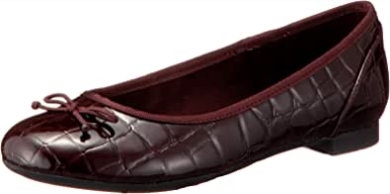 Damen Couture Bloom Ballerinas Clarks Burgund