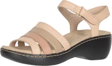 Delana Brenna Damensandale Blush Combi Led Clarks