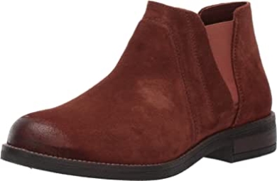 Damen-demi-beat-fashion-stiefel Tan Wildleder Clarks