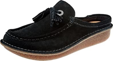 Damensandale Fun Ny Clog Slide Clarks Schwarz Sde