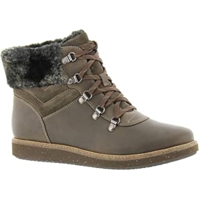 Glick Clarmont Stiefelette Für Damen Khaki Kombi Clarks