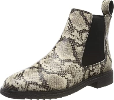Griff Plaza Chelsea Boots Damen Grau Taupe Schlange Taupe Schlange Clarks