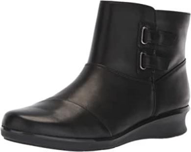 Damen-hoffnung Cody Fashion-stiefel Aus Schwarzem Leder Clarks