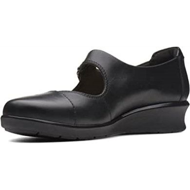 Damen Hoffen Henley Loafer Clarks Schwarz