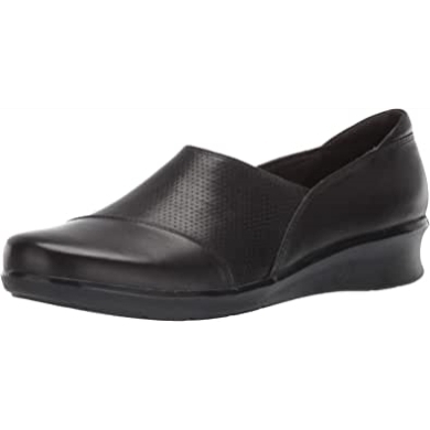 Damen Hope Porter Loafer Schwarzes Leder Clarks