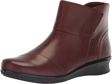 Damen Hope Track Fashion Boot Mahagoni Ny Leder Clarks