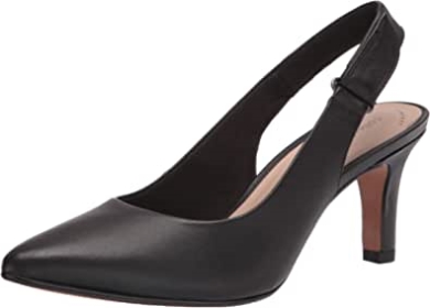 Illeana Poppy Damenpumps Clarks Schwarzes Leder