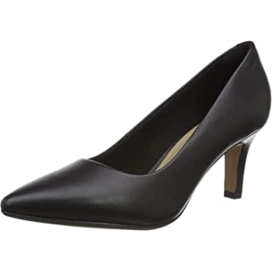Illeana Tulpe Uniform Kleid Schuh Für Damen Clarks Schwarzes Leder