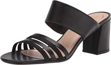 Jocelynne Andi Damensandalen Mit Absatz Clarks Schwarze Lederkombi